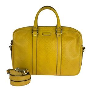 Gucci Diamante Leather Briefcase